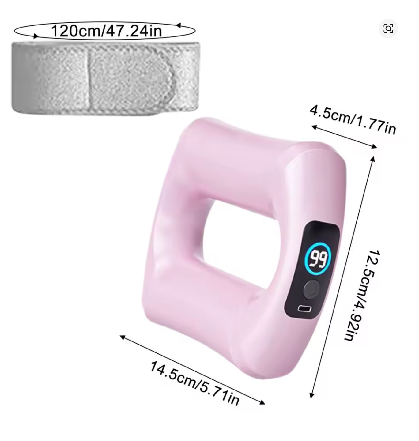 Ceinture de massage abdominale VitaEase – détente musculaire & confort digestif